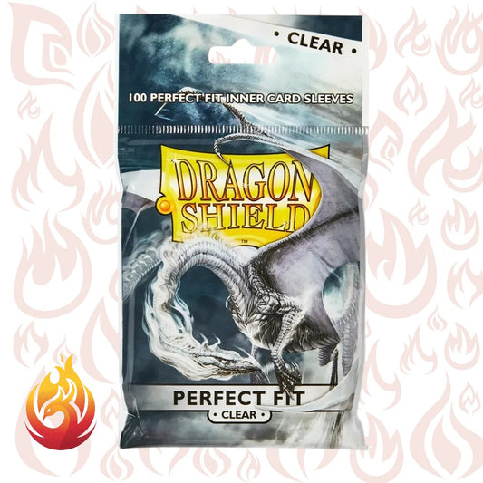 100 Dragon Shield Perfect Fit Sleeves - Clear