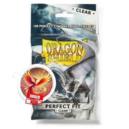 100 Dragon Shield Perfect Fit Hüllen - Transparent