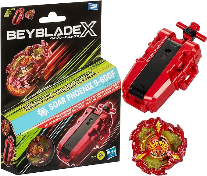 Beyblade X Soar Phoenix 9-60GF Deluxe Launcher Set