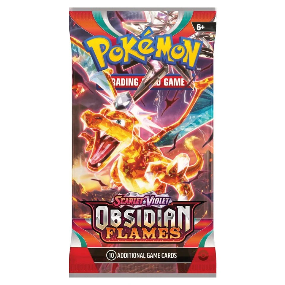 Pokemon - BUSTA di Scarlatto e Violetto OBSIDIAN FLAMES - OSSIDIANA INFUOCATA - ENG