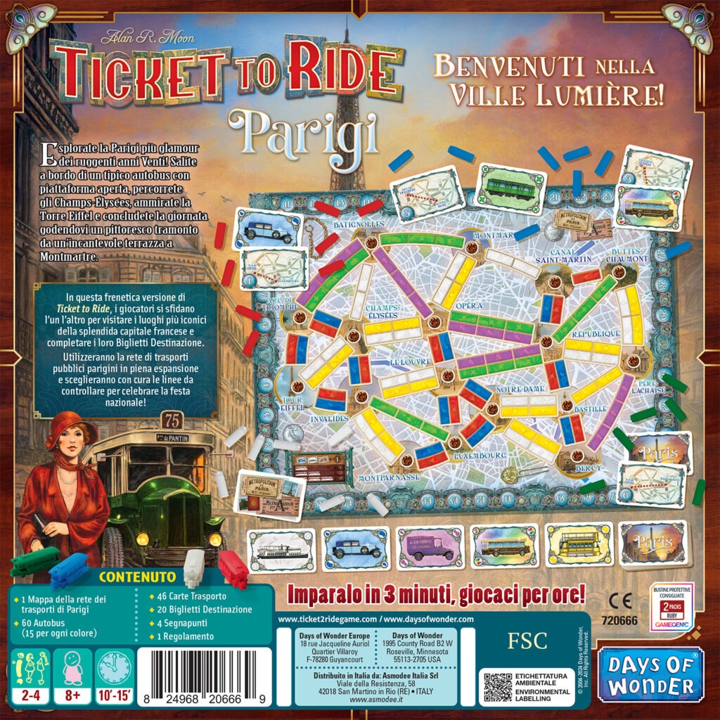 TICKET TO RIDE - PARIGI